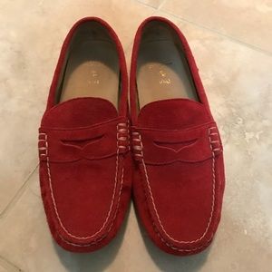 EUC red polo loafers 👞